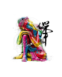 Das Colorful Buddha Wallpaper 128x160