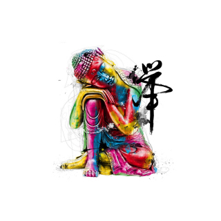 Colorful Buddha - Obrázkek zdarma pro 208x208