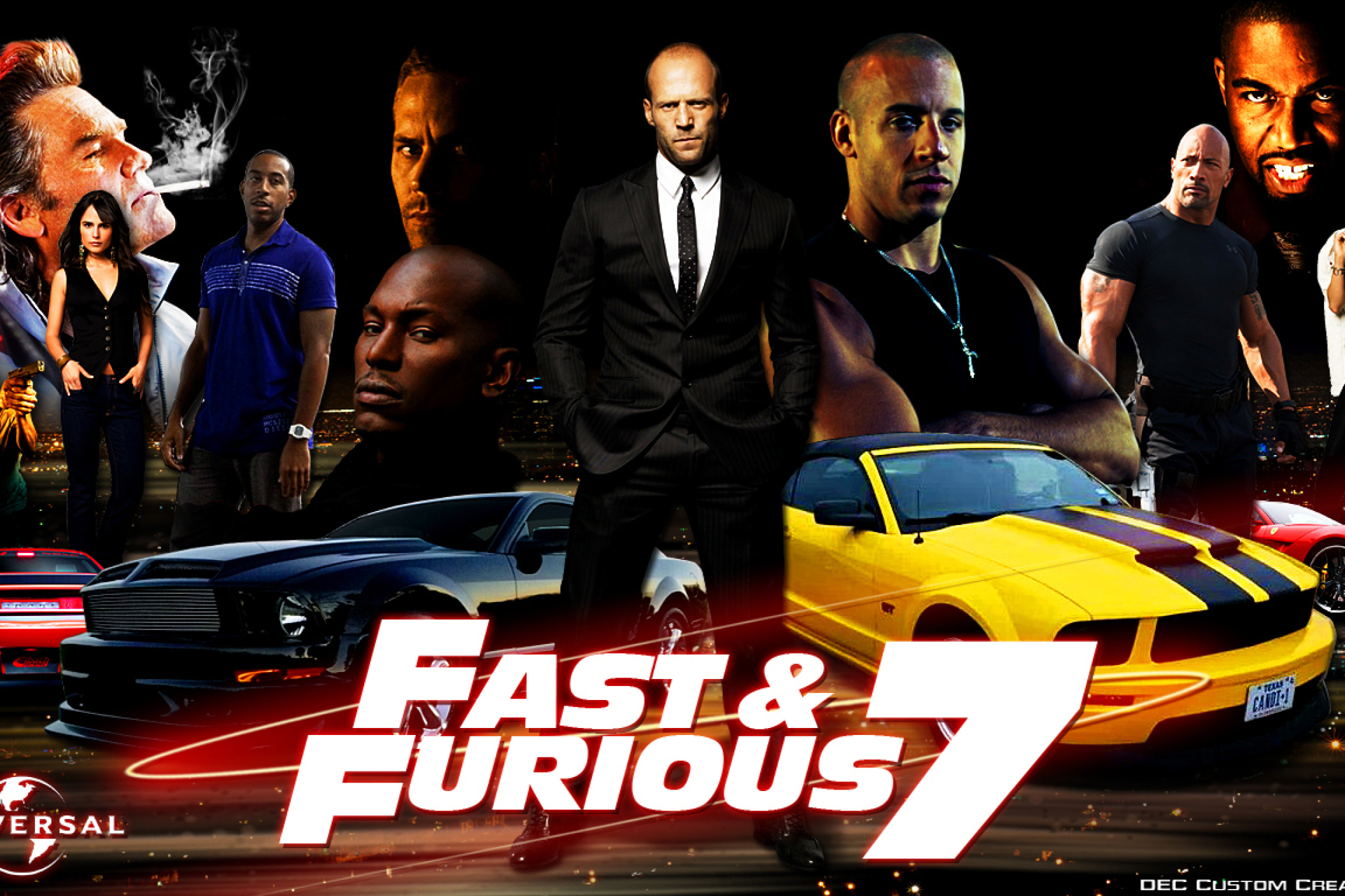 Das Fast and Furious 7 Movie Wallpaper 2880x1920
