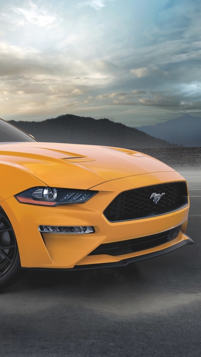 Обои Ford Mustang Coupe 640x1136
