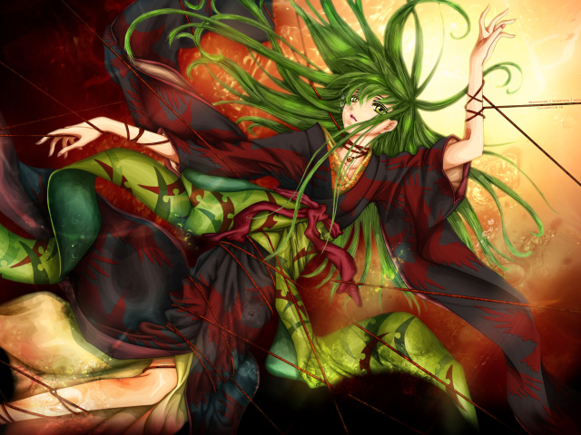 Sfondi Code Geass Shikkoku no Renya Girl 640x480