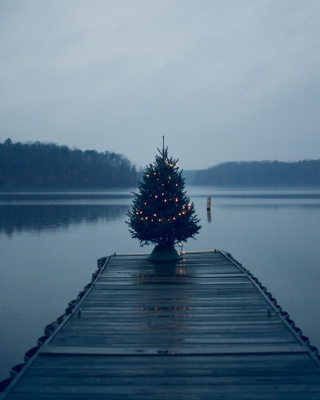 Blue Christmas - Obrázkek zdarma pro iPhone 3G