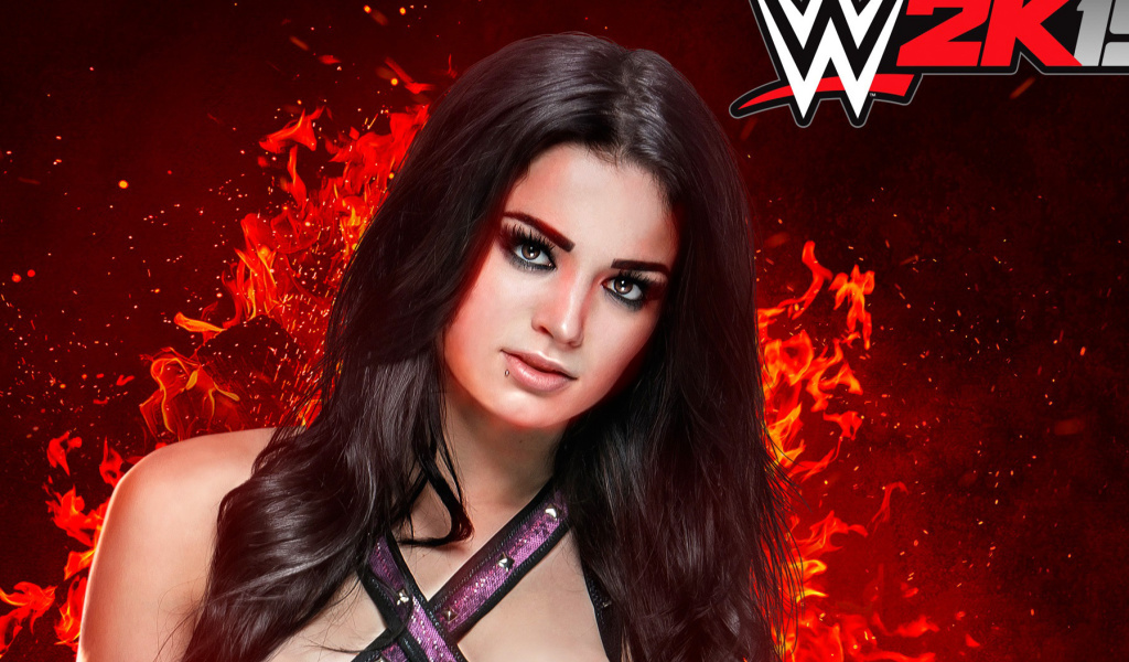 Sfondi WWE 2K15 Paige 1024x600