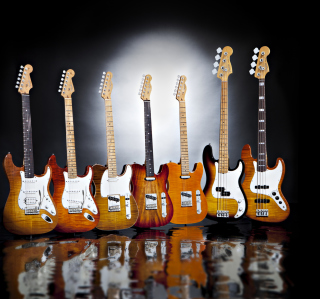 Fender Guitars Series papel de parede para celular para 128x128
