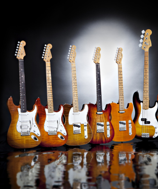 Fender Guitars Series - Obrázkek zdarma pro 320x480