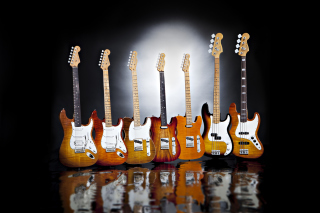 Fender Guitars Series - Obrázkek zdarma pro Nokia XL