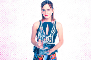 2013 Peoples Choice Awards Emma Watson - Obrázkek zdarma pro Motorola DROID 2