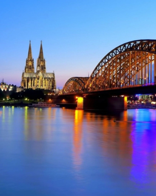 Картинка Cologne Cathedral HDR на телефон iPhone 5S