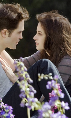 Обои Edward Bella Twilight Breaking Dawn Part 2 240x400