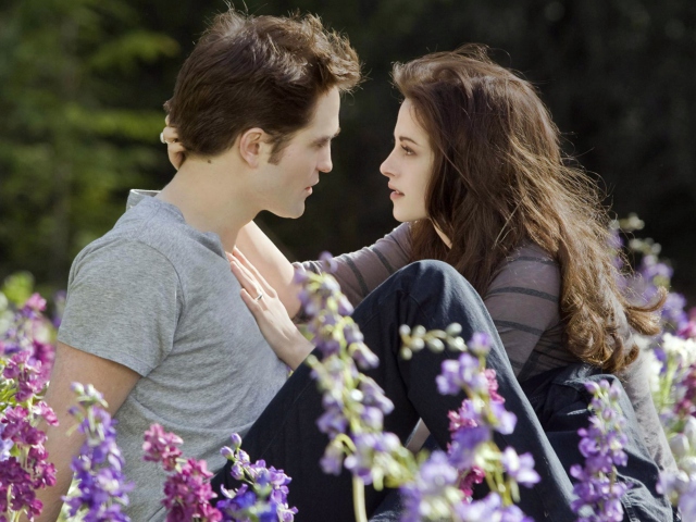 Edward Bella Twilight Breaking Dawn Part 2 wallpaper 640x480