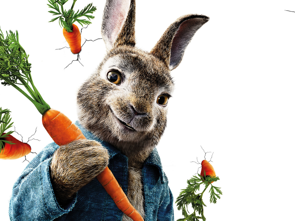 Fondo de pantalla Peter Rabbit 2018 1024x768