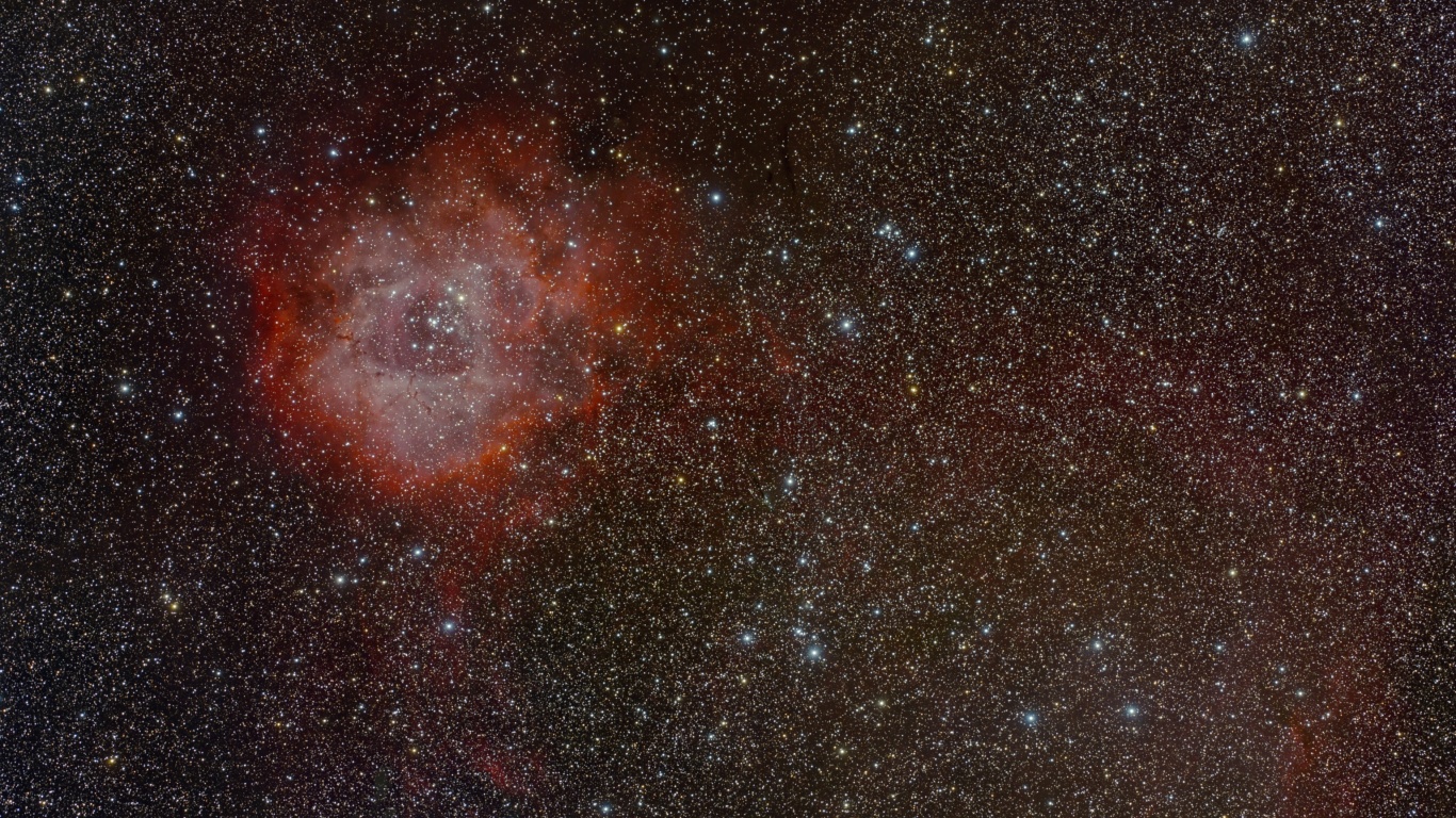 Das Andromeda Nebula Wallpaper 1366x768