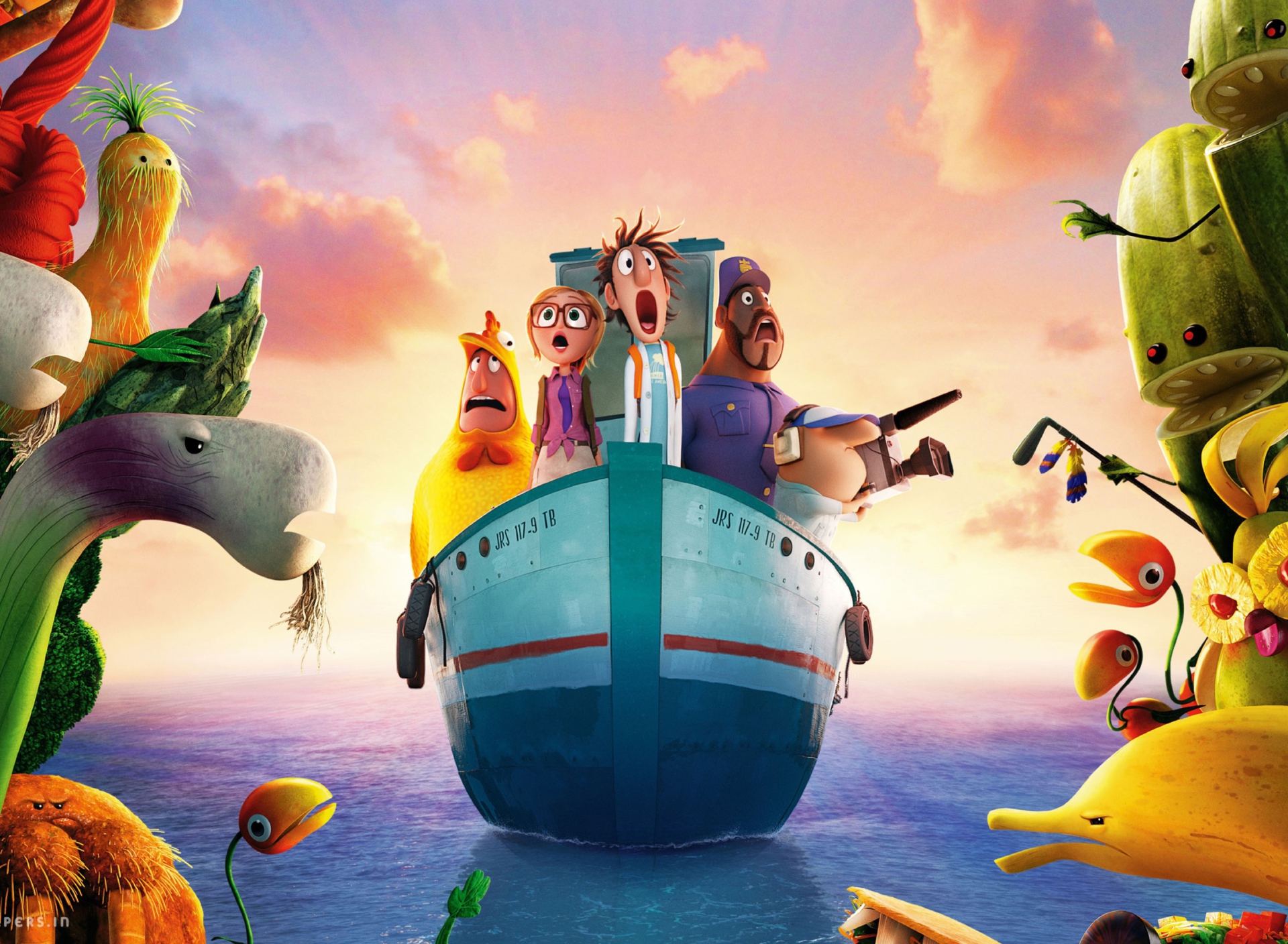 Screenshot №1 pro téma Cloudy With Chance Of Meatballs 2 2013 1920x1408
