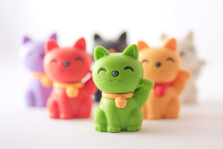 Maneki Neko Japanese Lucky Cat - Obrázkek zdarma pro Samsung Galaxy Q