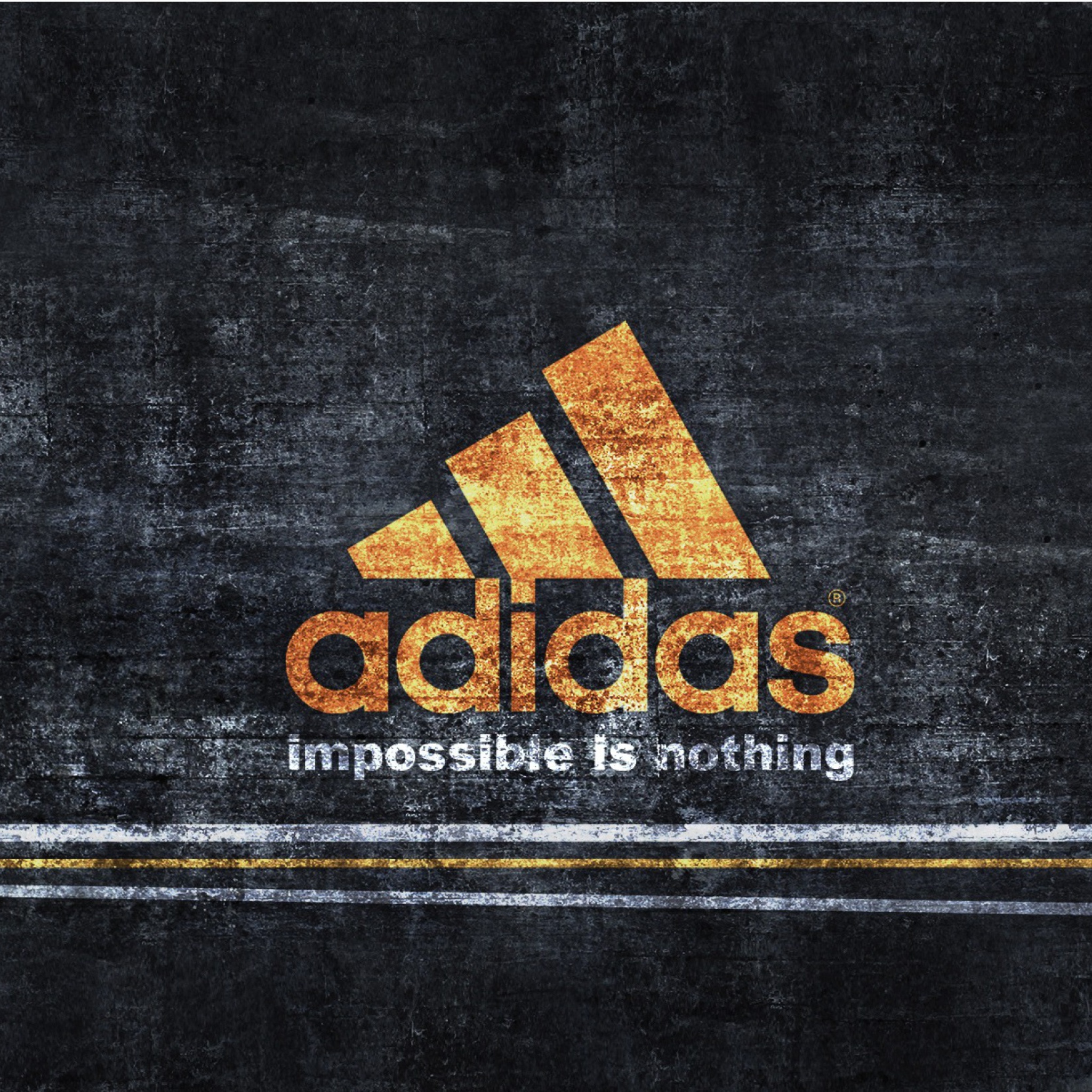 Das Adidas logo Wallpaper 2048x2048