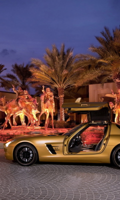 Mercedes-Benz SLS AMG screenshot #1 240x400