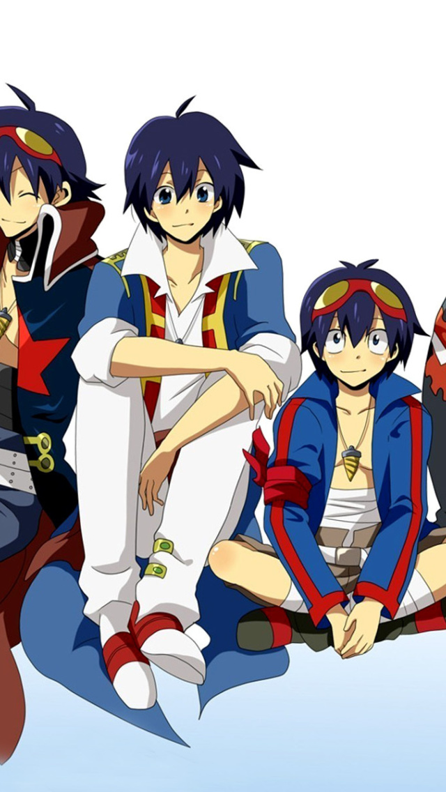 Screenshot №1 pro téma Gurren Lagann 640x1136