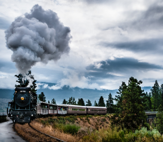 Steam Train - Obrázkek zdarma pro 1024x1024