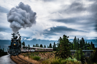 Steam Train - Obrázkek zdarma 