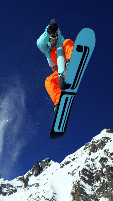 Fondo de pantalla Utah Snowboard 360x640