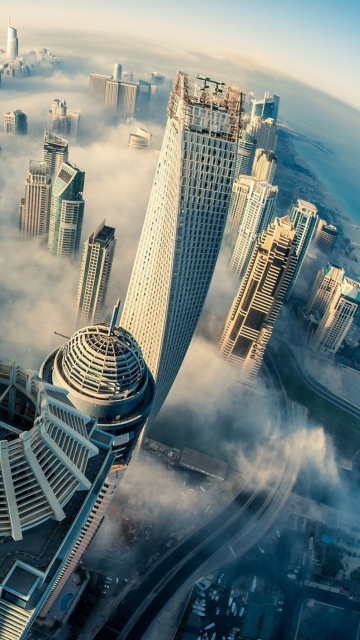 Screenshot №1 pro téma UAE Dubai Clouds 360x640