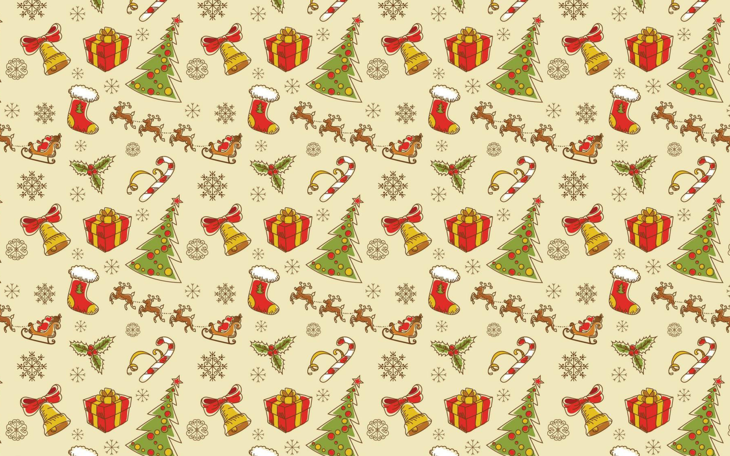 Sfondi Christmas Gift Boxes Decorations 2560x1600