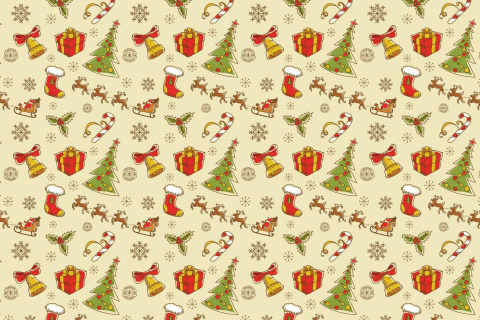 Das Christmas Gift Boxes Decorations Wallpaper 480x320
