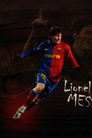 Fondo de pantalla Lionel Messi 320x480