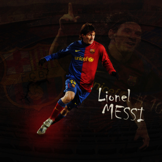 Kostenloses Lionel Messi Wallpaper für iPad 2