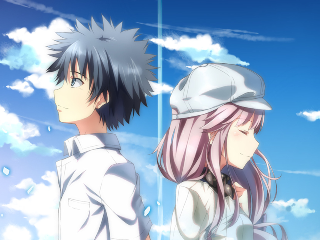 Screenshot №1 pro téma Kamijou Touma and Arisa 1280x960