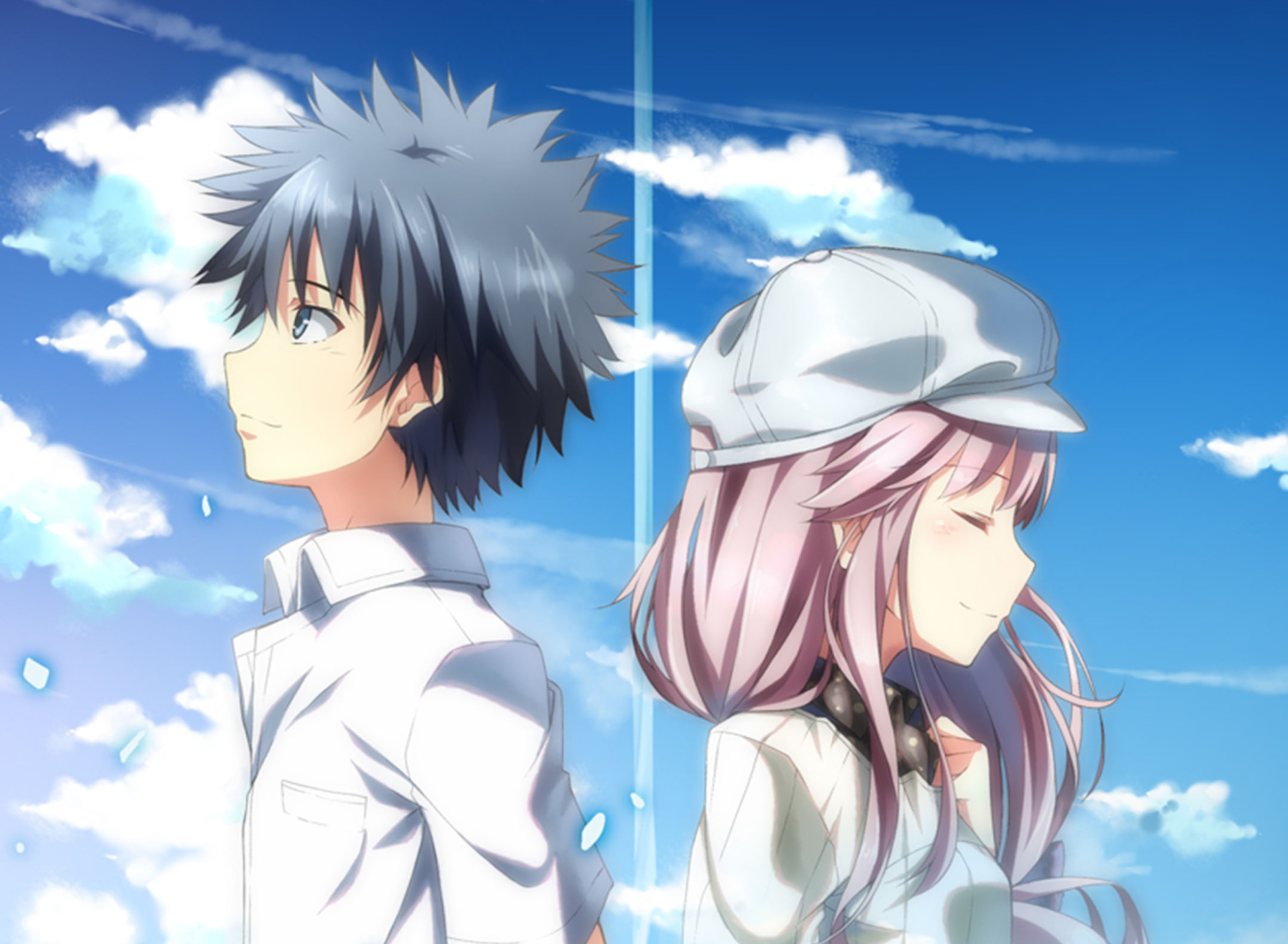 Screenshot №1 pro téma Kamijou Touma and Arisa 1920x1408