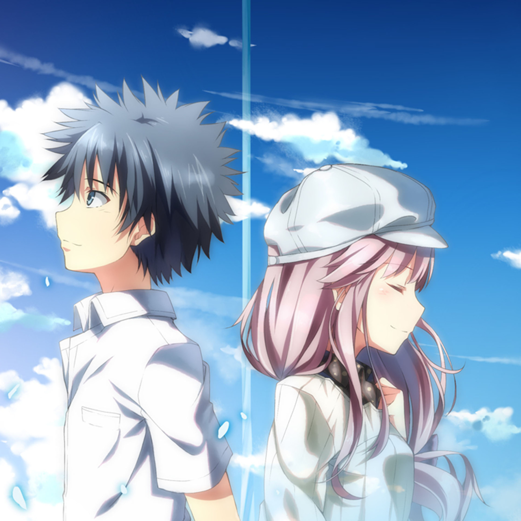 Screenshot №1 pro téma Kamijou Touma and Arisa 2048x2048