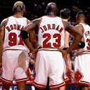 Chicago Bulls with Jordan, Pippen, Rodman screenshot #1 128x128
