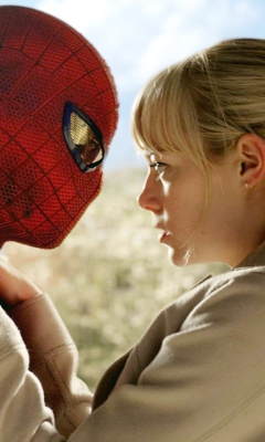 Обои Spider Man & Gwen Stacy 240x400