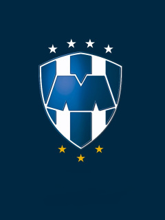 Fondo de pantalla Ecudo de rayados Club de Futbol Monterrey 240x320