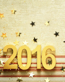 Sfondi 2016 New year Congratulations 128x160