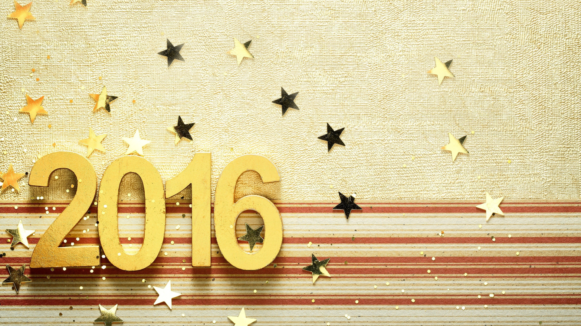 Обои 2016 New year Congratulations 1920x1080