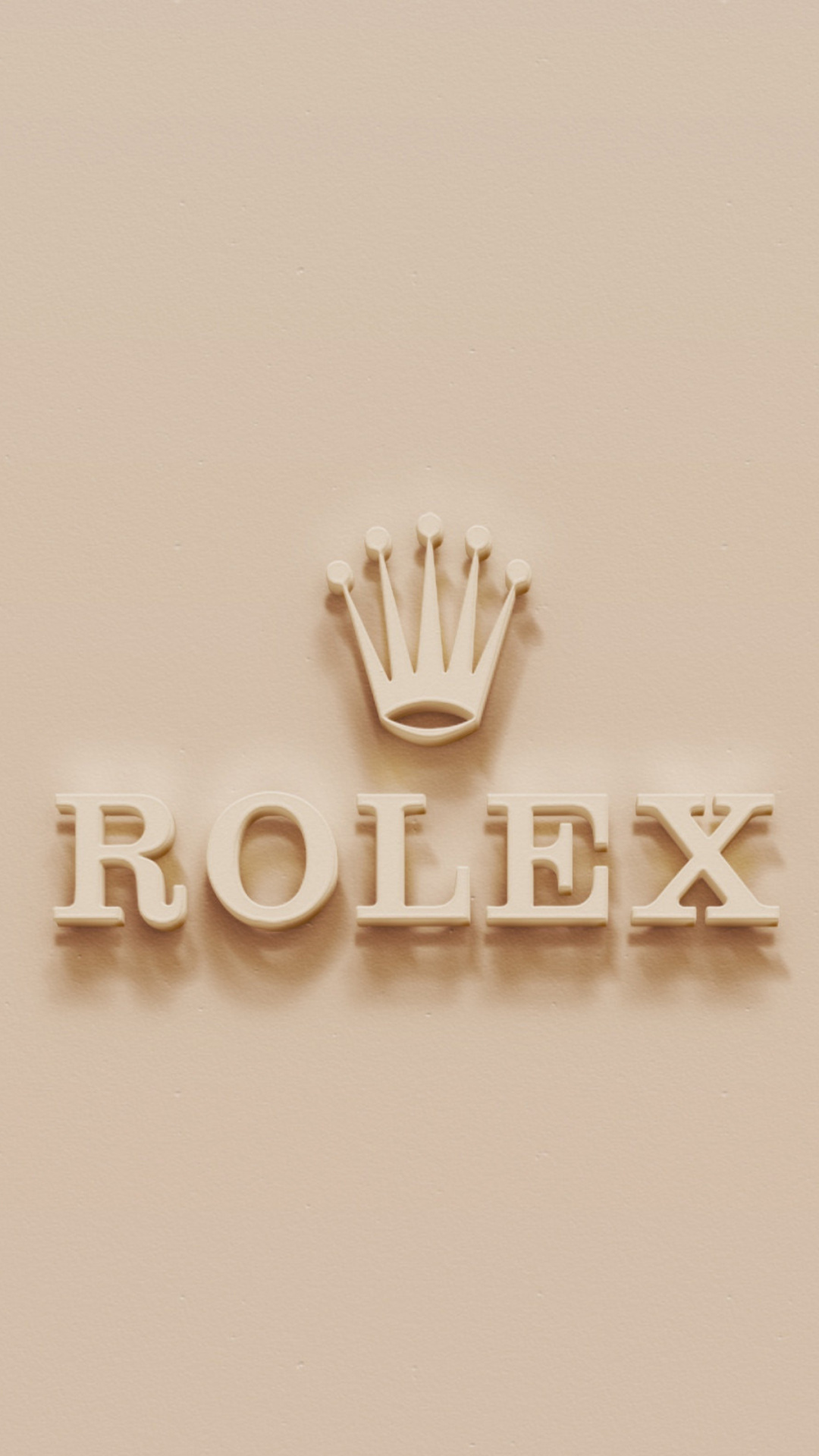 Обои Rolex Golden Logo 1080x1920