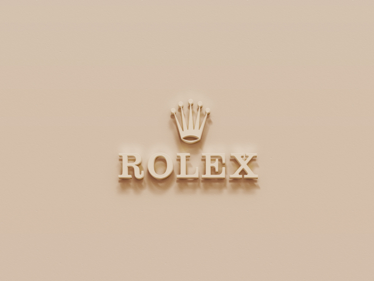 Fondo de pantalla Rolex Golden Logo 1280x960