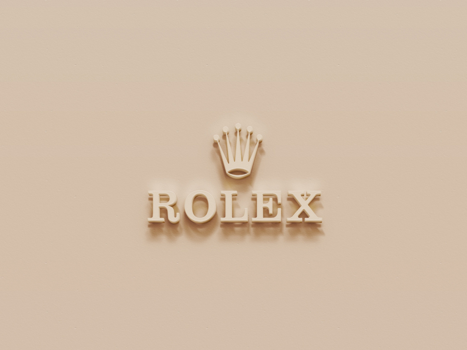 Обои Rolex Golden Logo 1600x1200