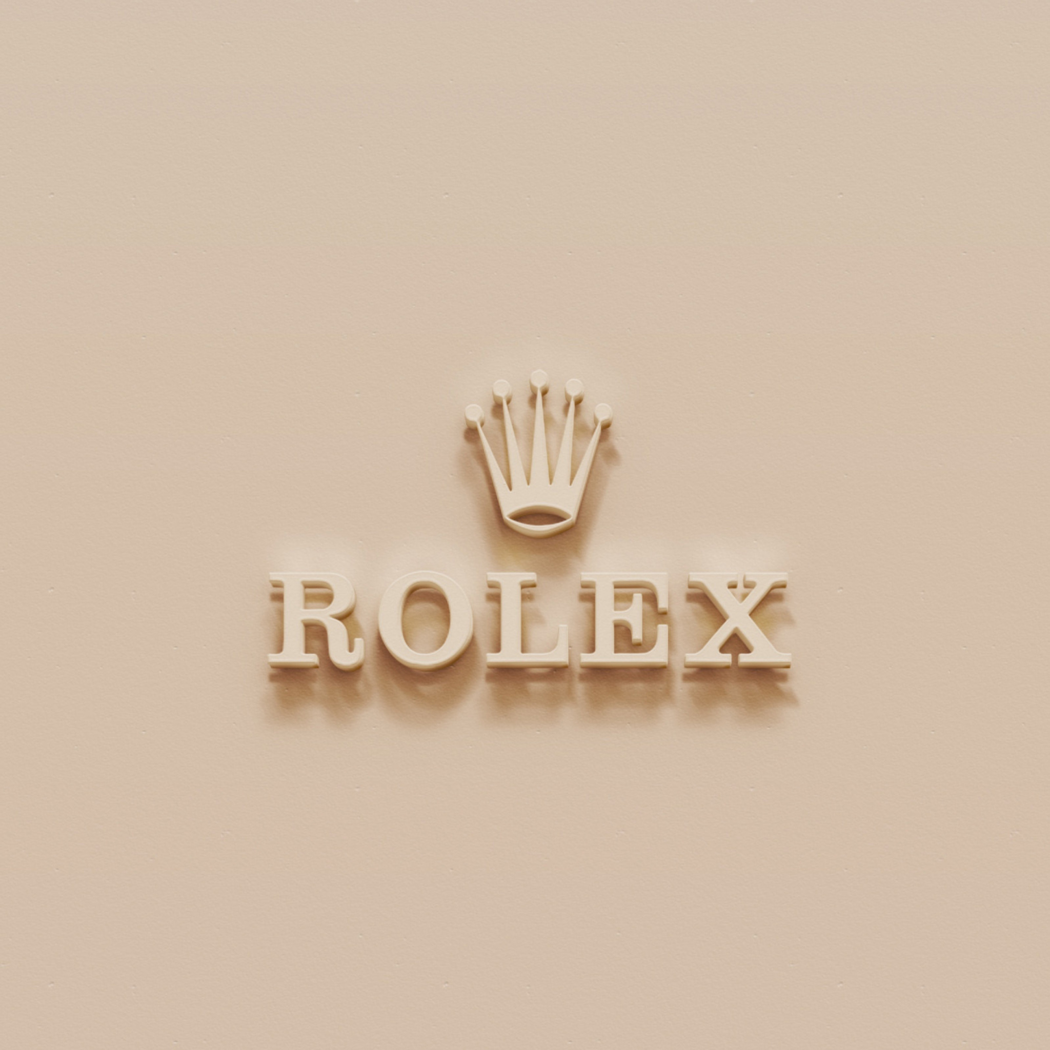 Das Rolex Golden Logo Wallpaper 2048x2048