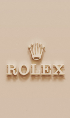 Fondo de pantalla Rolex Golden Logo 240x400