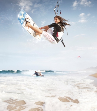 Kitesurf Girl - Obrázkek zdarma pro iPhone 6