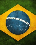 Screenshot №1 pro téma Brazilian Flag 128x160