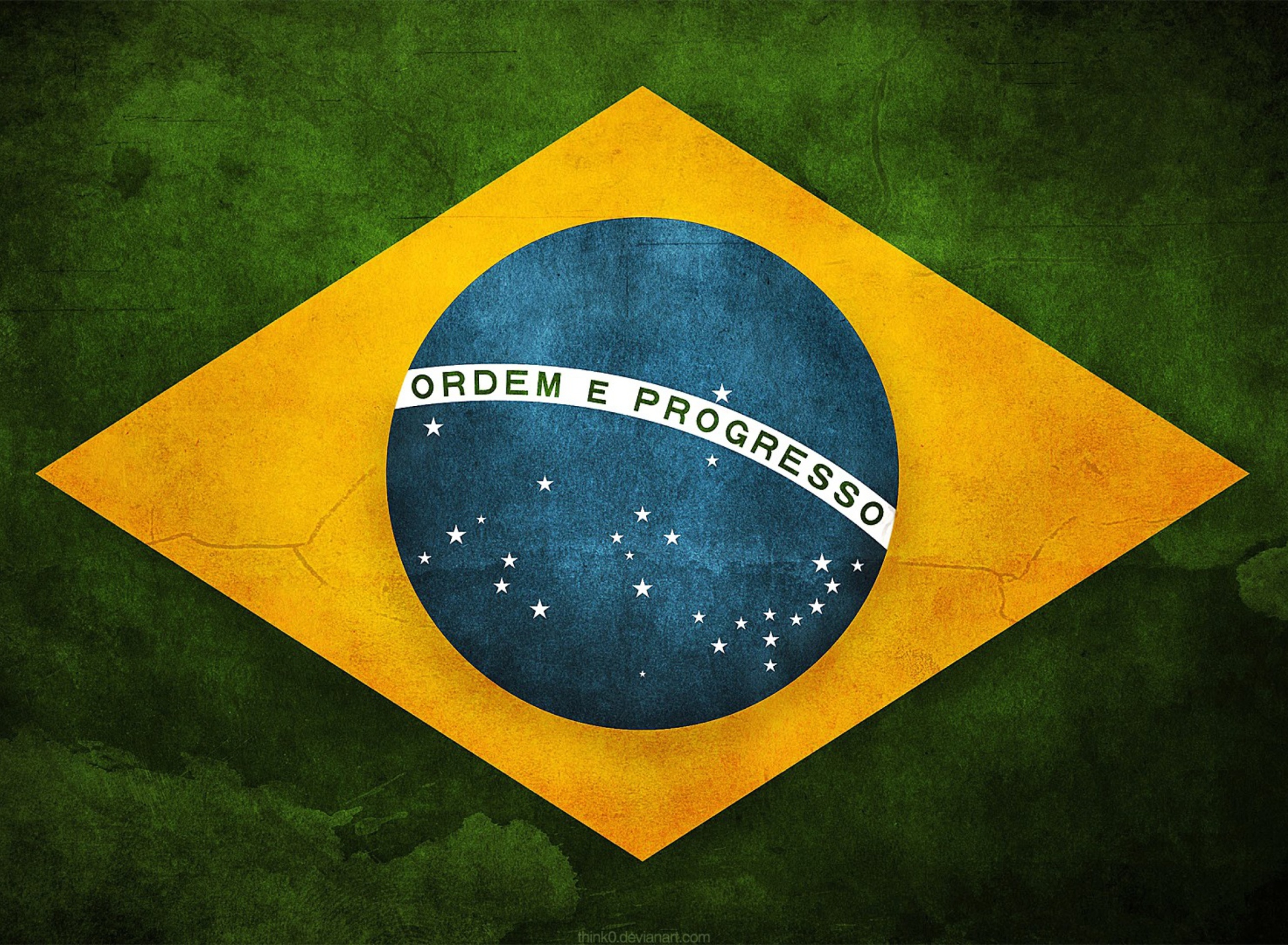 Screenshot №1 pro téma Brazilian Flag 1920x1408