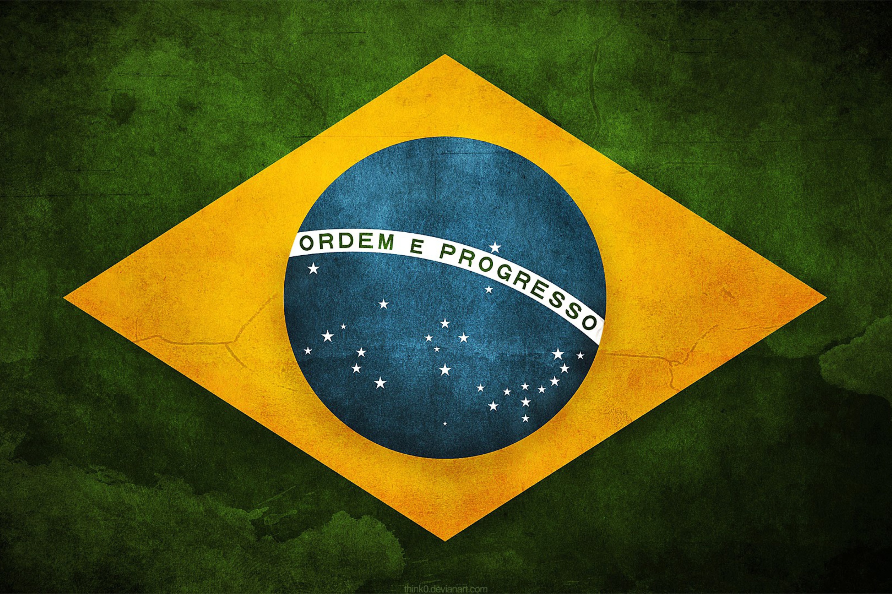 Screenshot №1 pro téma Brazilian Flag 2880x1920
