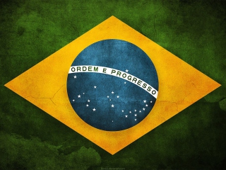 Screenshot №1 pro téma Brazilian Flag 320x240