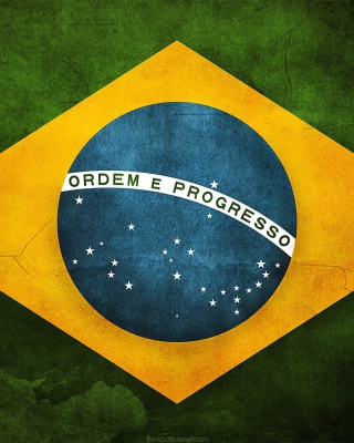 Brazilian Flag - Obrázkek zdarma pro Nokia Asha 308