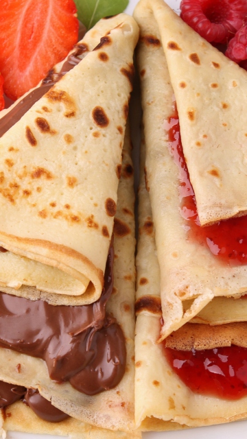 Das Russian Pancakes Wallpaper 360x640