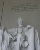 Das Lincoln Memorial Monument Wallpaper 128x160